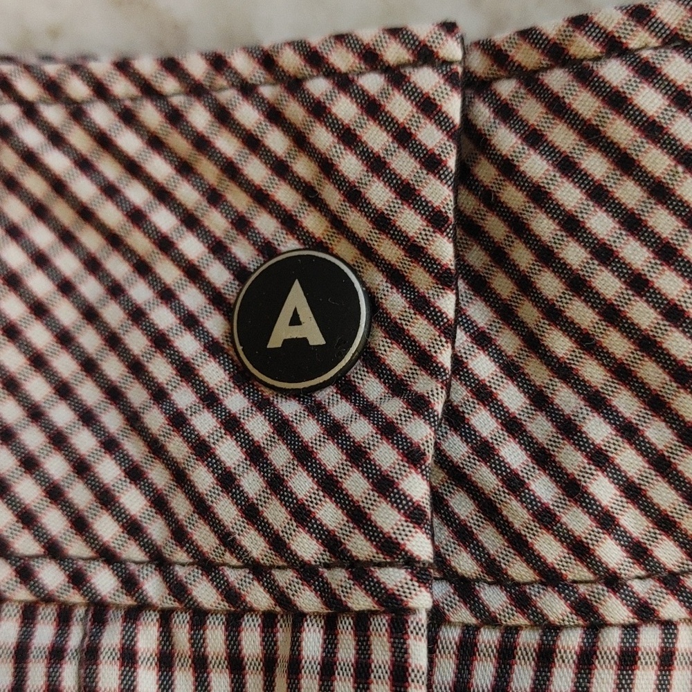 Annika Cutter & Buck Navy Red & White Check Golf Skorts Size 12